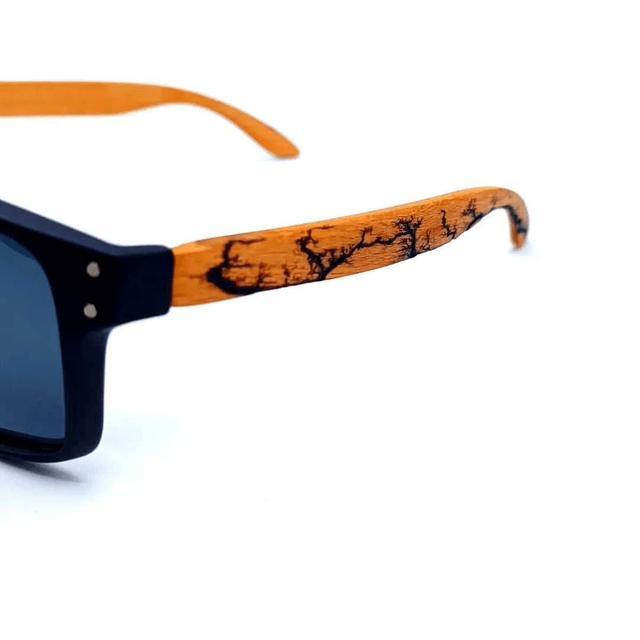 Lunettes de soleil polarisé UV 400 en hêtre 