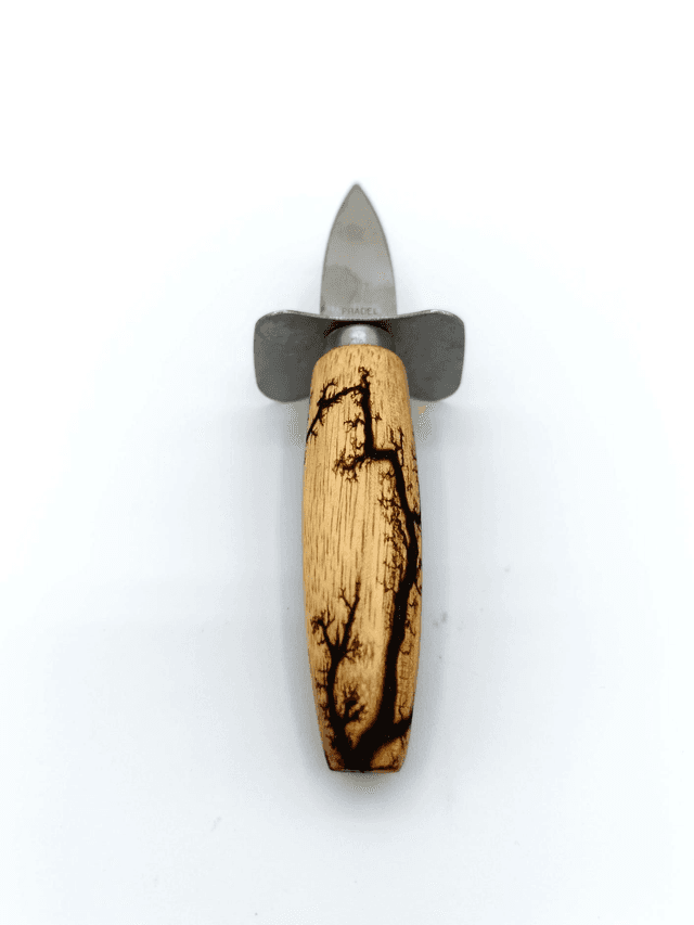 Couteaux à huîtres en hévéa 